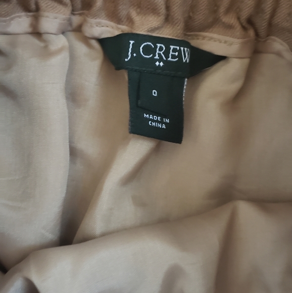 J Crew Camel Paper Bag Wool Sidewalk Skirt Size 0 - Picture 2 of 4